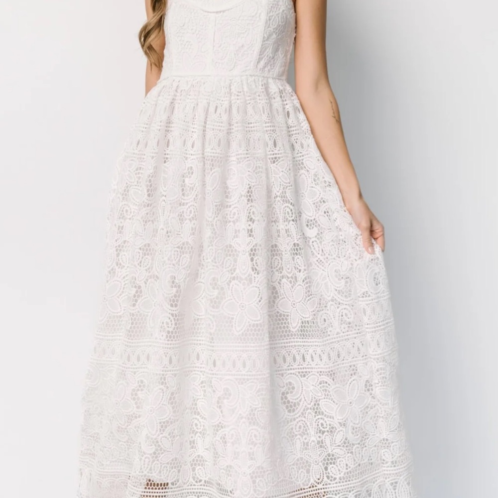 Baltic Born White Lace Wedding Event Dress